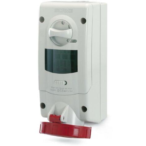 Scame presa advance 2 con dispositivo di blocco 3p+n+t 32a 6h ip67 c 563.3287