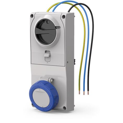 Scame presa incasso proxima c/fus.2p+t 16 6h ip66/ip67/ip69