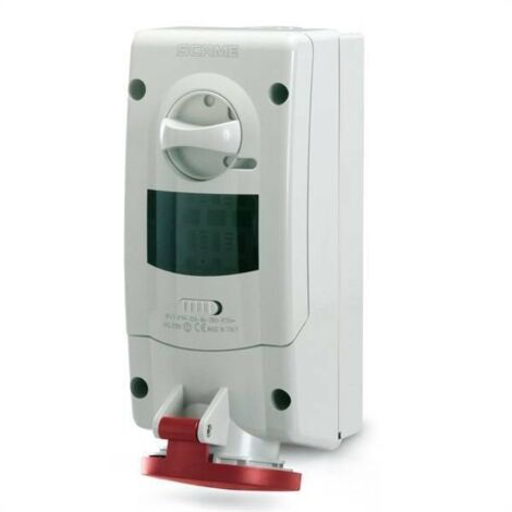 Scame presa interbloccata 3p+t 16a 380v 6h colore rosso 562.1686