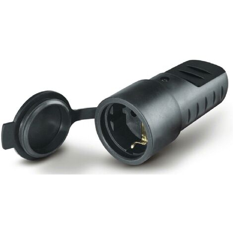 Scame presa mobile ip44 16a 250v de serie quick nero 110.3160