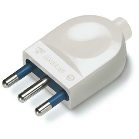 SCAME- SPINA BLUELINE 16A 2P + T 250 V BIANCA