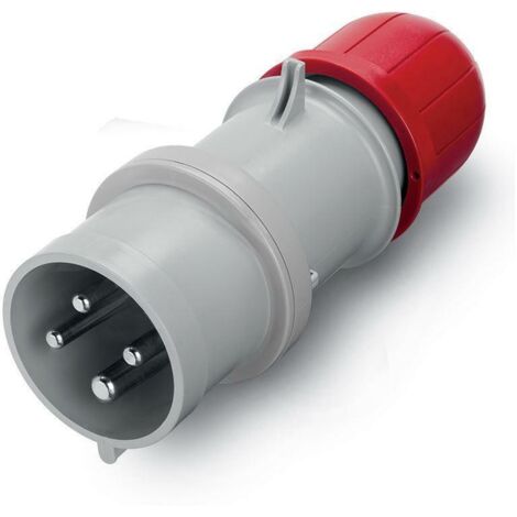 Scame spina mobile volante cee  3p+t 32a 6h ip44 optima in tecnopolimero morsetti a vite 213.3236