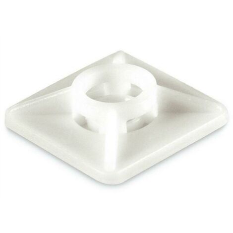 Scame supporto autoadesivo 2 fori adatto per fascette max 4,8 mm 839.39/100