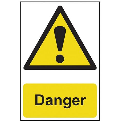 Scan 1301 Danger - PVC 200 x 300mm SCA1301