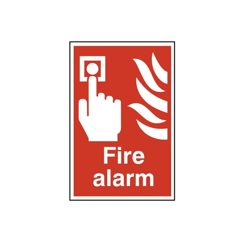 Scan - 1400 Fire Alarm - pvc Safety Sign 200 x 300mm SCA1400