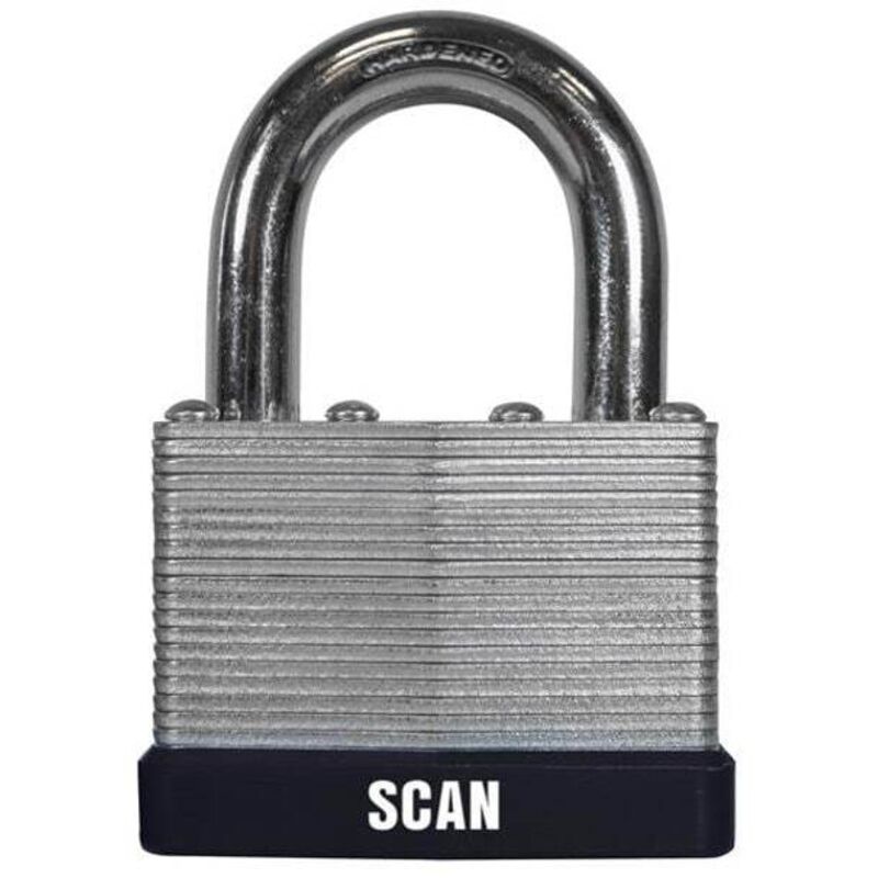 QC0150 Laminated Steel Padlock 50mm SCAPLLAM50 - Scan