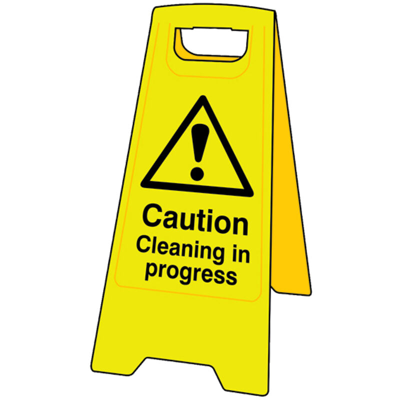 Scan - 4703 Heavy-Duty 'a' Board: Caution Cleaning In Progress SCA4703