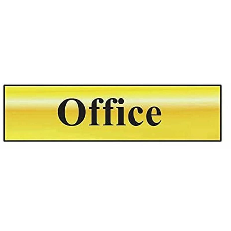 Scan 6010 Office - Polished Brass Effect 200 x 50mm SCA6010