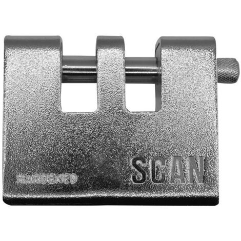 Scan Armoured Twin Slot Shutter Padlock 92mm
