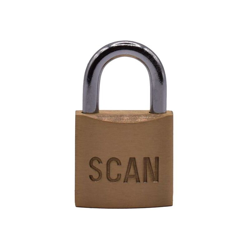BC7525 Brass Padlock 25mm SCAPLB25 - Scan