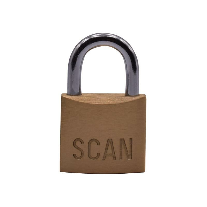 BC0430 Brass Padlock 30mm SCAPLB30 - Scan