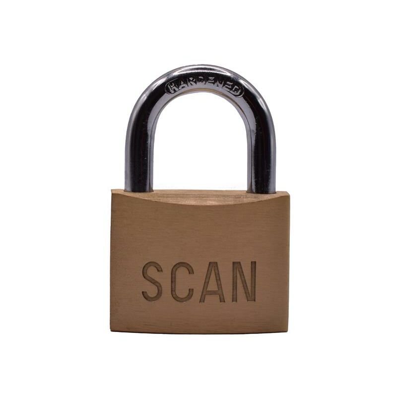BC0450 Brass Padlock 50mm SCAPLB50 - Scan
