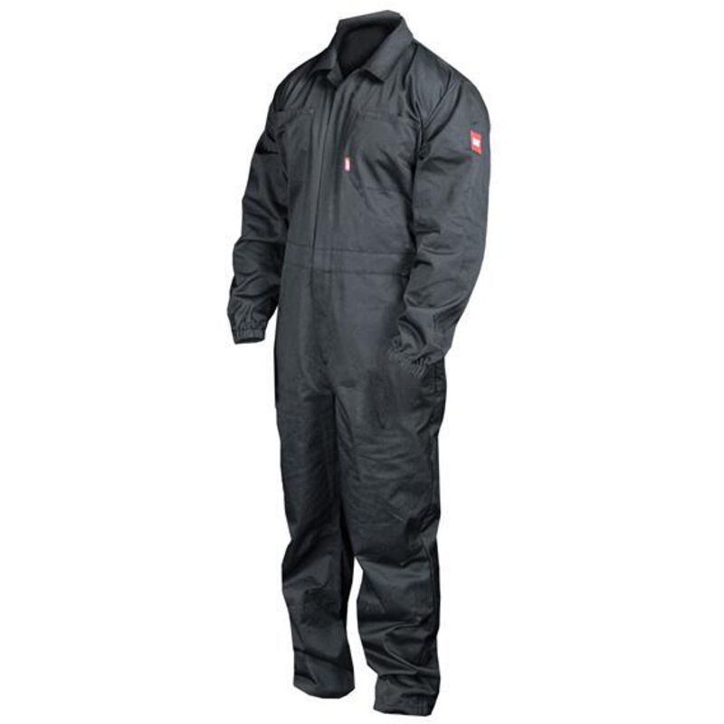 Scan Black Coverall Suit, 65% Polyester 35% Cotton 240gsm