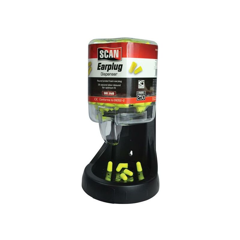 Scan ED-250 Earplug Dispenser (250 Pairs) SCAPPEEP250