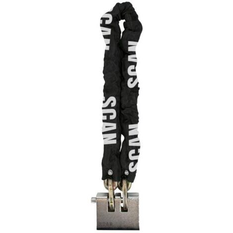 Scan Heavy Duty Chain 1m x 9mm And Armoured Padlock SCAPLCHSET