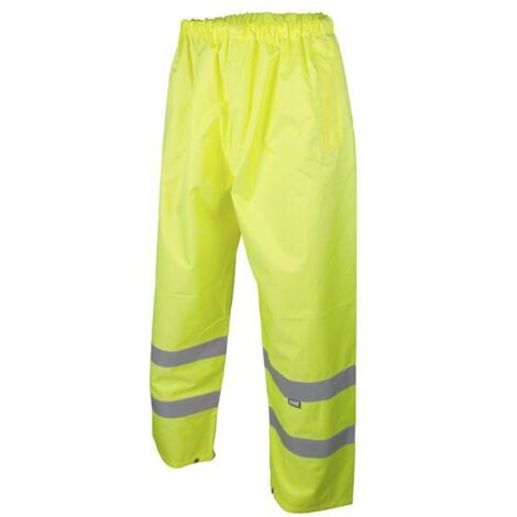 Scan Hi-Vis Motorway Trouser Yellow Large 40in SCAHVMTL