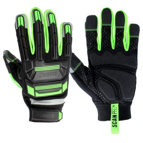 Scan PT-203 Anti Impact Synthetic Leather Polymer Gloves XXL Size11 SCAGLOPAIXXL