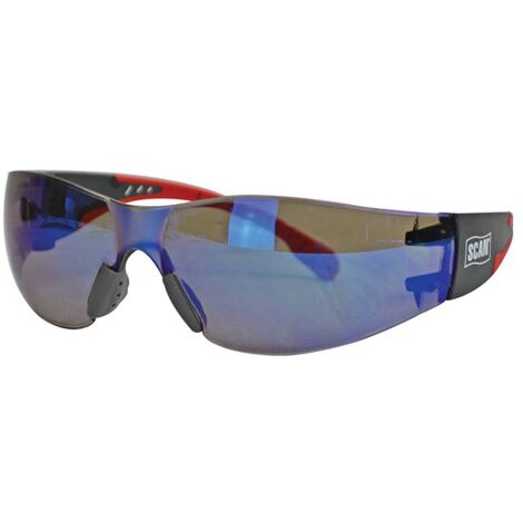 Scan Safety Glasses Specs Blue Flexi Almost Unbreakable SCAPPEFSBLUE