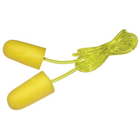 Scan Scan Tapered Foam Ear Plugs with cord 6 Pairs SNR 33dB SCAPPEEARPLC