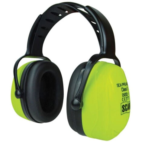 Scan SCAPPEEARDP Hi-Vis Ear Defenders SNR 32 dB
