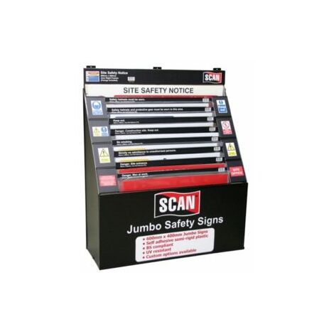 Scan Signs Display - 36 Large Signs SCASSDIS36