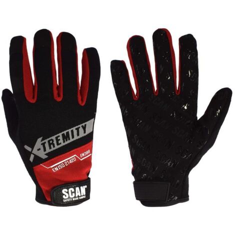 Scan Work Gloves with Touch Screen Function - XL (Size 10) SCAGLOTOUCHX