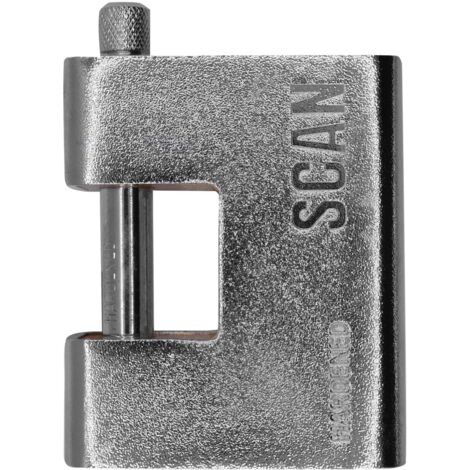 Scan ZA111-80 Armoured Shutter Padlock 80mm SCAPLA80SHUT