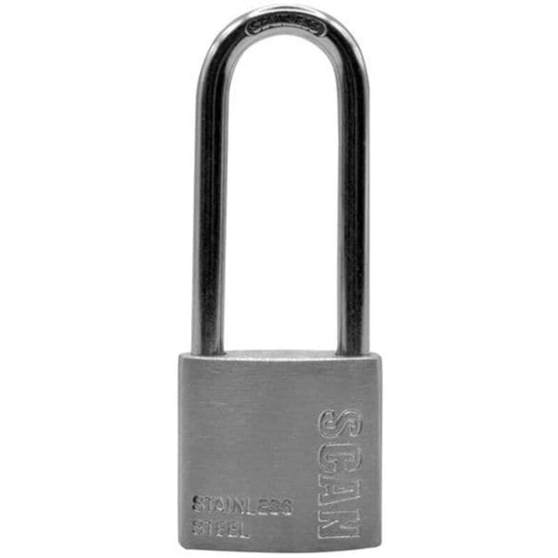Scan - ZB111-32L Stainless Steel Padlock 32mm Long Shackle SCAPLSS32LS