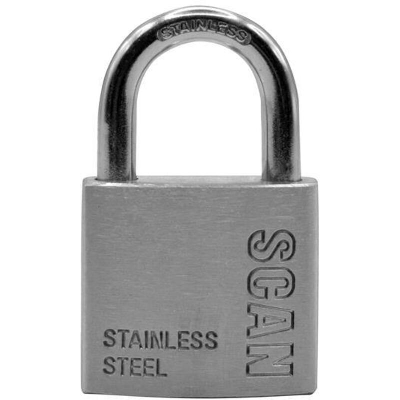 ZB111-38 Stainless Steel Padlock 38mm SCAPLSS38 - Scan