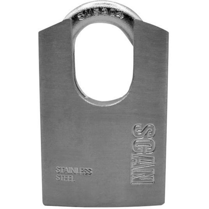 Scan - ZB113-50 Stainless Steel Shrouded Padlock 50mm SCAPLS50