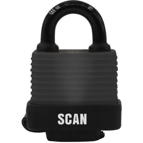 Scan ZD113-A45 Weatherproof Laminated Steel Padlock 45mm SCAPLLAMWP45