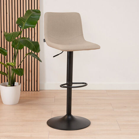 Futura Taupe Faux Leather Counter Bar Stool