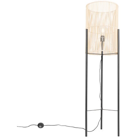 Scandinavian Floor Lamp Bamboo - Natasja