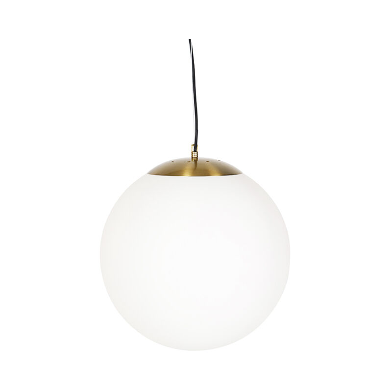 Scandinavian Pendant Light Opal Glass 40 cm - Ball 40