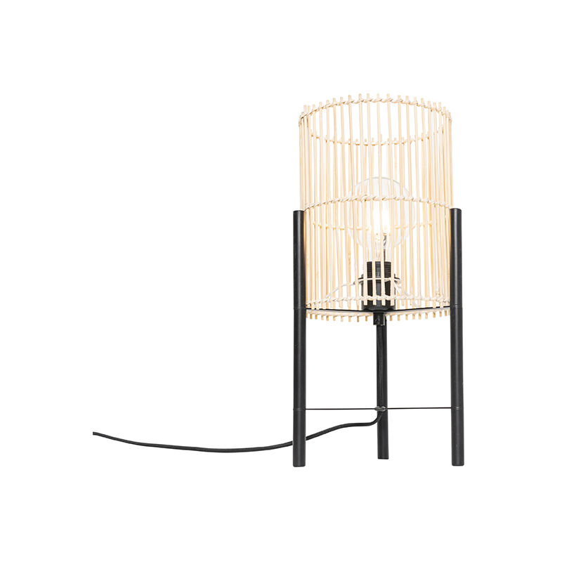 Image of Scandinavian Table Lamp Bamboo - Natasja