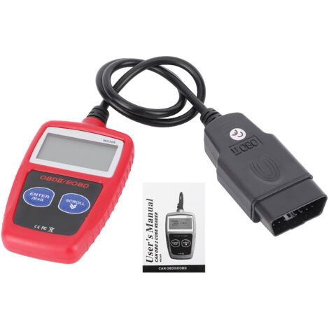 Scanner de Diagnostic de Moteur de Voiture Lecteur de Code Automatique Outil de Diagnostic de Moteur OBD2 détecteur de défaut écran LCD rétro-éclairé Outil Automobile MS309.