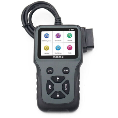 Scanner de diagnostic OBD2 V311, détecteur de défauts de véhicule multilingue, lecteur et effaceur de codes de défaut moteur OBD, 156,88,24 cm