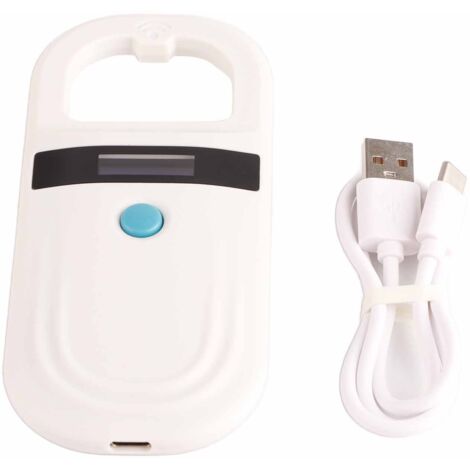 Scanner de puce d'identification animale rechargeable - Lecteur de micro-puce pour animaux de compagnie