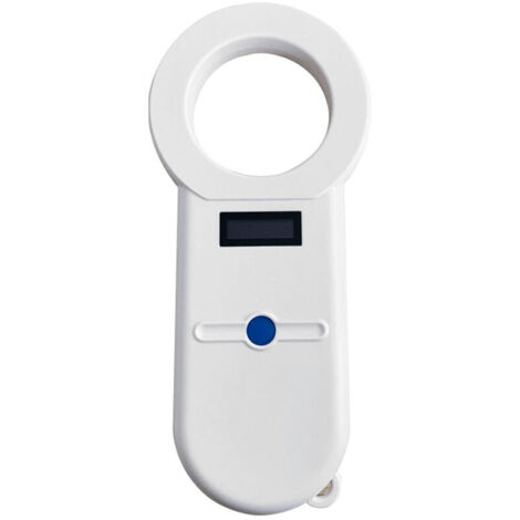 Scanner Numerique Pour Animaux De Compagnie ISO11784/5 Lecteur D'Identification Animale Transpondeur De Puce USB Scanner De Micropuce Tenu Dans La Main Pour Chien Chat Cheval - Blanc
