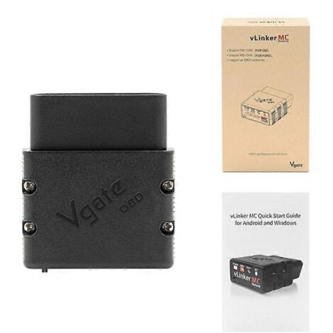 Scanner OBD2 pour voiture Vgate VLinker MC, compatible Bluetooth, pour diagnostic OBDLINK Co-MC Bluetooth 3.0-