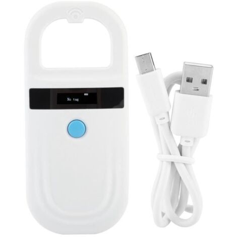 Scanneur d\'identification d\'animal familier de scanner d\'identification de puce animale de scanner rechargeable de puce HB036