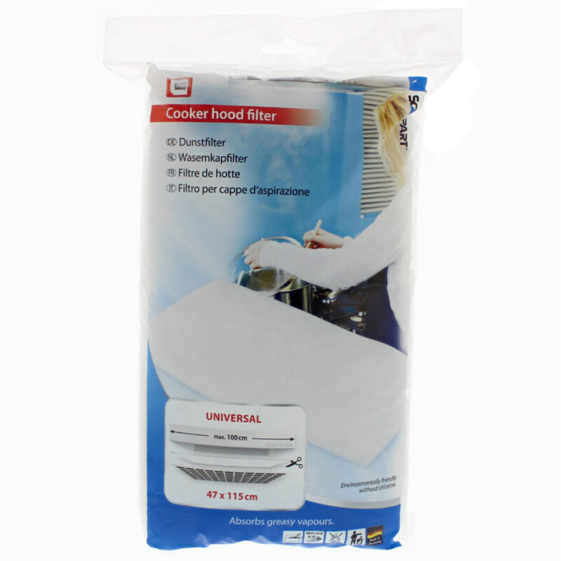 Scanpart - 1530024760 L002 Filtre pour hotte aspirante Compact 47x115