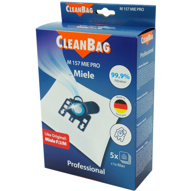 Scanpart - Sac à poussière CleanBag m 157 mie pro Miele 5 pièces