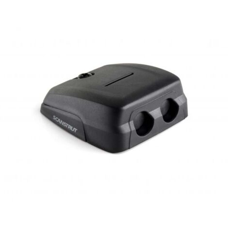 Scanstrut DS-HD10-BLK - Passe-câbles double horizontal pour câbles jusqu’à 10mm, IP68, noir, pour camping-car, van aménagé