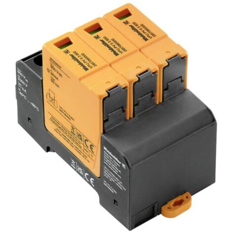 Scaricatore di sovratensione 3 poli 600Vdc Tipo 2 Weidmuller 2857060000