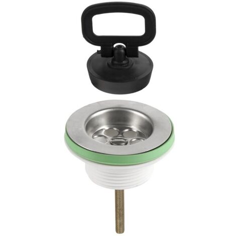 SCARICO CON TAPPO 1.1/2' LAVELLO PLASTICA (WJ.107) - DSP.KOR 1.12