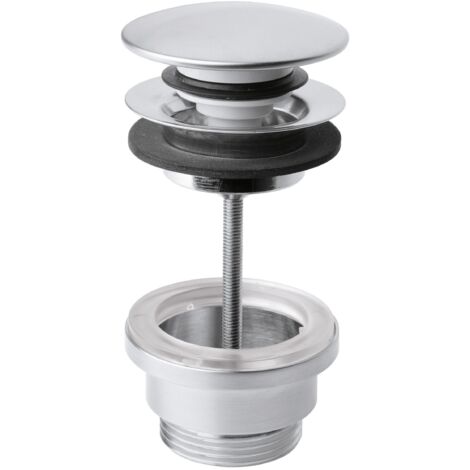 Scarico Lavabo Click-Clack G11/4 Modello Universale Satinato
