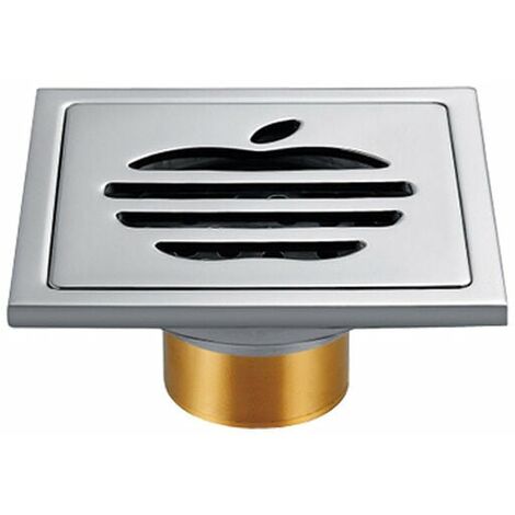 Scarico per doccia in acciaio inossidabile con filtro a filtro Scarico per doccia quadrato Scarico a pavimento antiodore per bagni