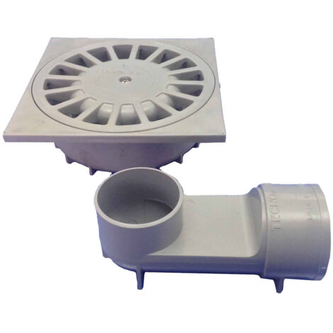 Scarico Tecnoagua t-88 vh PVC 25 x 25 x 7 cm Ø 11 - 9 cm