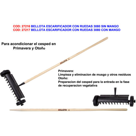 Scarificatore con ruote Bellota 3080 e maniglia